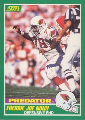 1989 Score Freddie Joe Nunn #320 Football Card