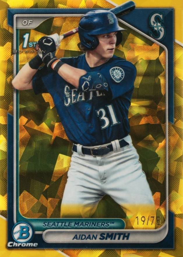 2024 Bowman Sapphire Edition Chrome Prospects Aidan Smith #BCP45 Baseball Card