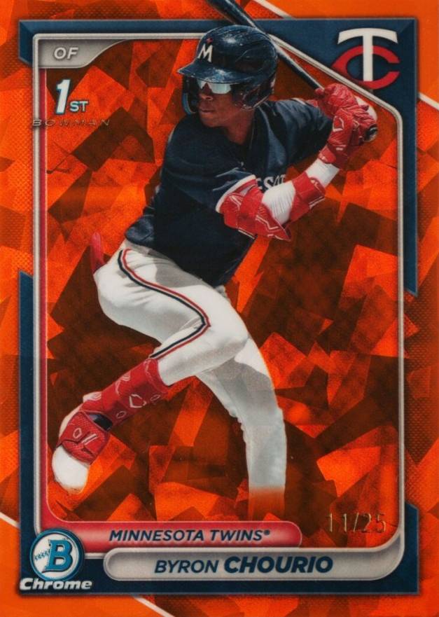 2024 Bowman Sapphire Edition Chrome Prospects Byron Chourio #BCP129 Baseball Card