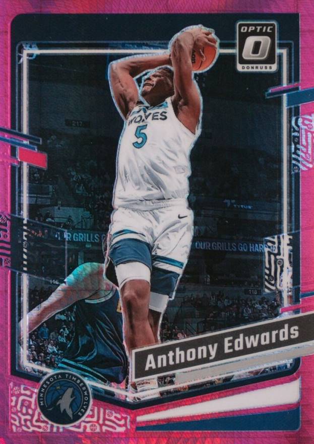 2023 Panini Donruss Optic Anthony Edwards #59 Basketball Card