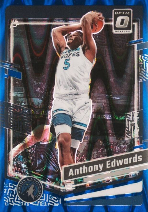 2023 Panini Donruss Optic Anthony Edwards #59 Basketball Card