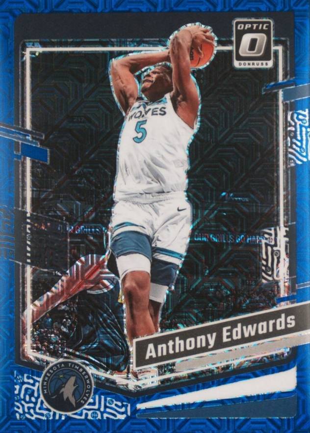 2023 Panini Donruss Optic Anthony Edwards #59 Basketball Card