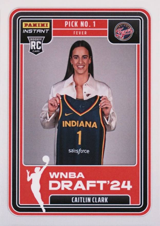 2024 Panini Instant WNBA Draft Night Caitlin Clark #DN1 Basketball Card