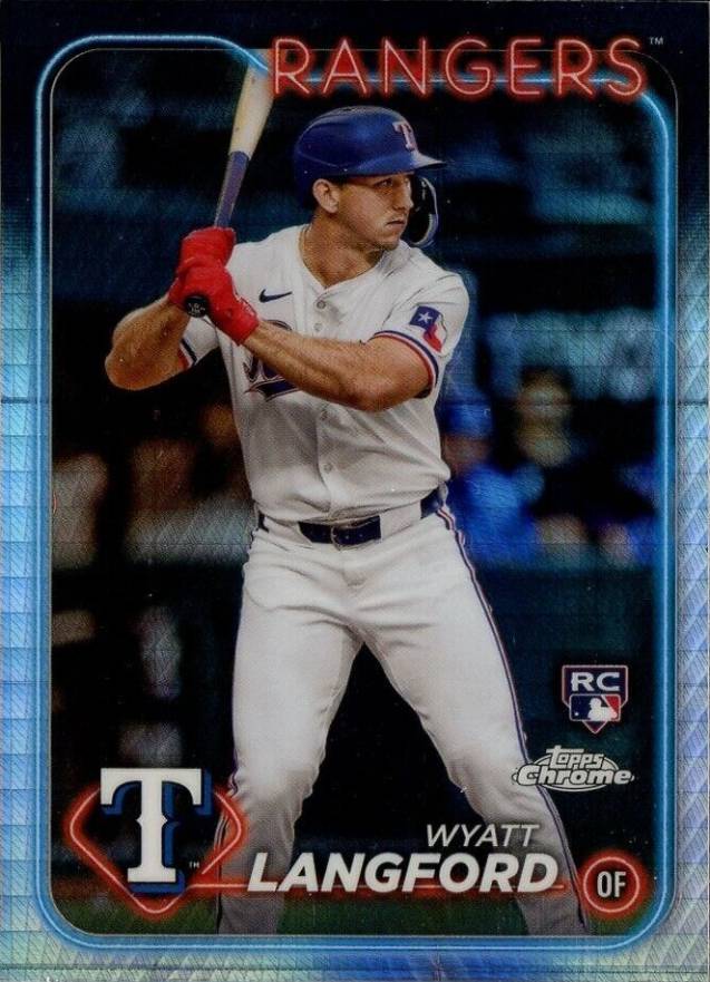 2024 Topps Chrome Wyatt Langford #122 Baseball Card