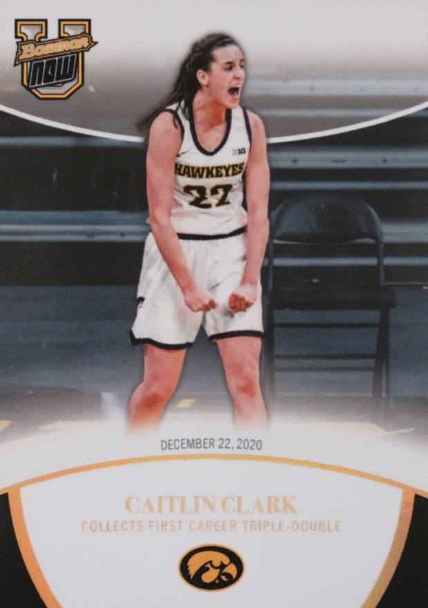 2024 Bowman U Now Caitlin Clark Collegiate Campaign Caitlin Clark #3 Basketball Card