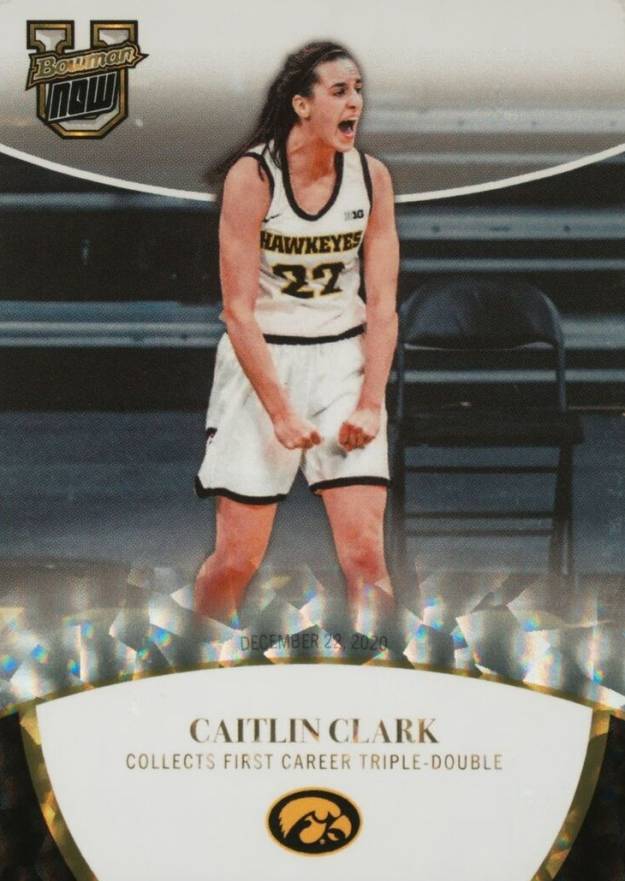 2024 Bowman U Now Caitlin Clark Collegiate Campaign Caitlin Clark #3 Basketball Card