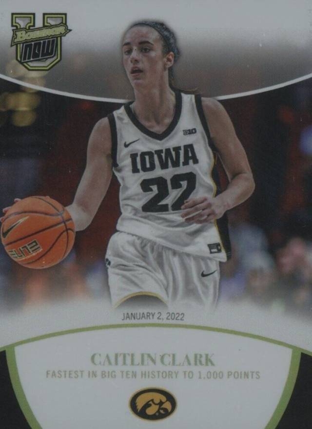 2024 Bowman U Now Caitlin Clark Collegiate Campaign Caitlin Clark #5 Basketball Card