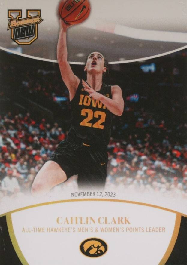 2024 Bowman U Now Caitlin Clark Collegiate Campaign Caitlin Clark #10 Basketball Card