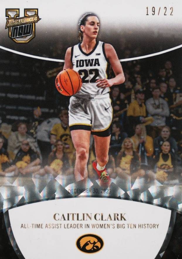 2024 Bowman U Now Caitlin Clark Collegiate Campaign Caitlin Clark #11 Basketball Card