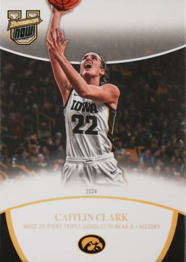 2024 Bowman U Now Caitlin Clark Collegiate Campaign Caitlin Clark #18 Basketball Card