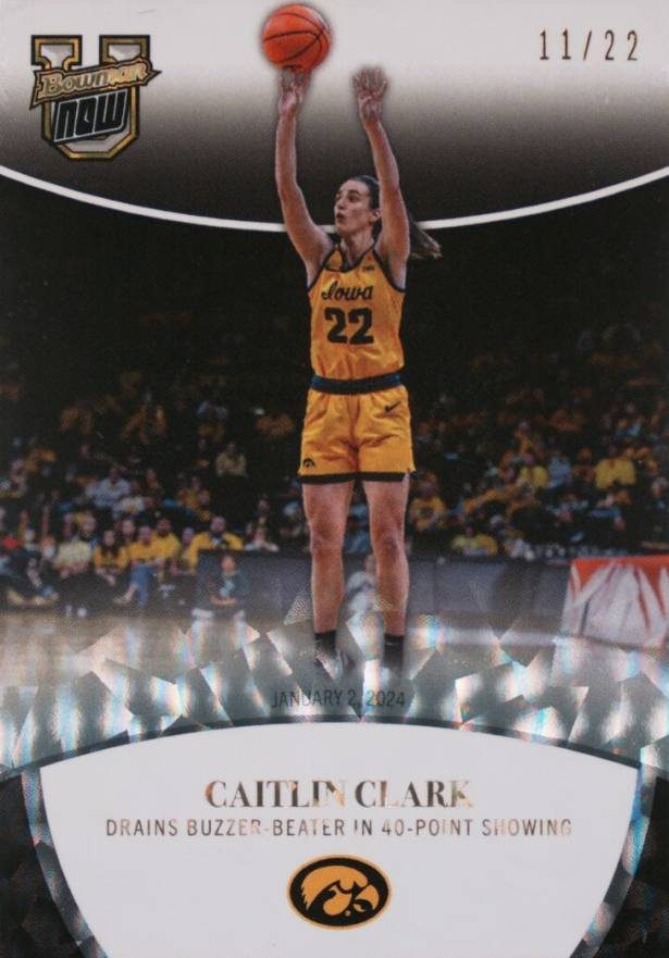 2024 Bowman U Now Caitlin Clark Collegiate Campaign Caitlin Clark #12 Basketball Card