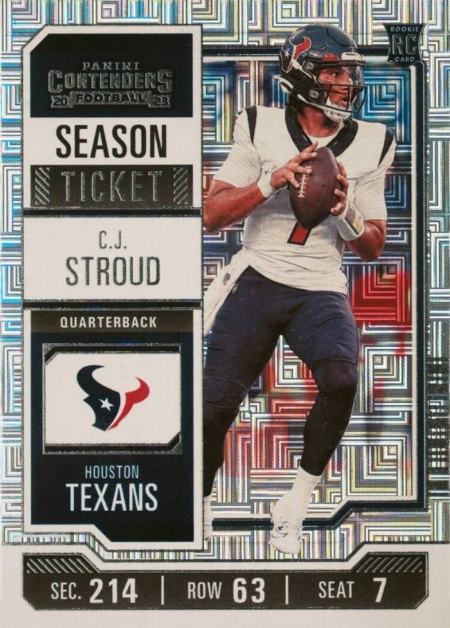 2023 Panini Contenders CJ Stroud #40 Football Card