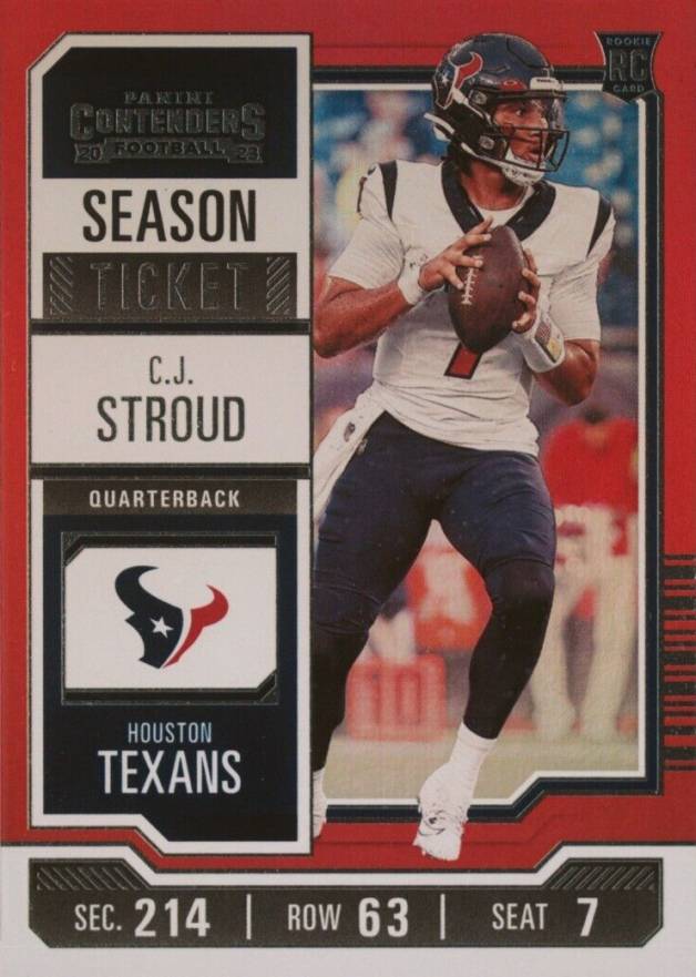 2023 Panini Contenders CJ Stroud #40 Football Card