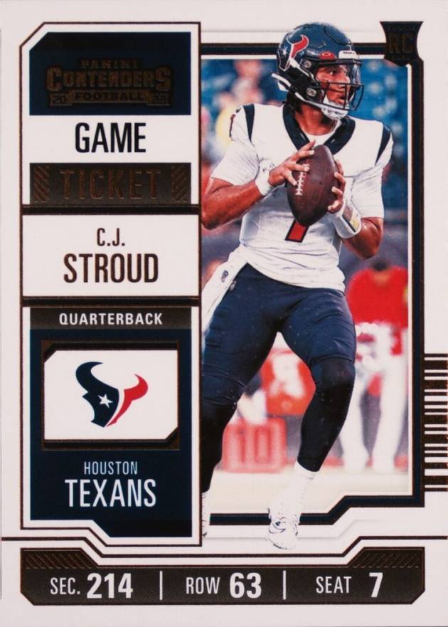 2023 Panini Contenders CJ Stroud #40 Football Card