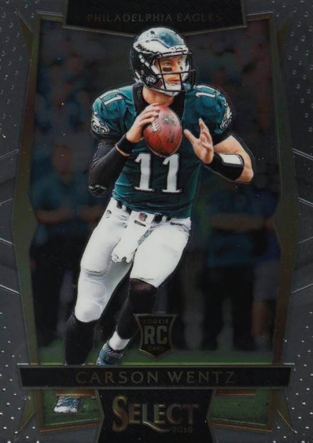 2016 Panini Select Carson Wentz #20 Football Card