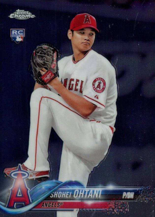 2018 Topps Chrome Shohei Ohtani #150 Baseball Card