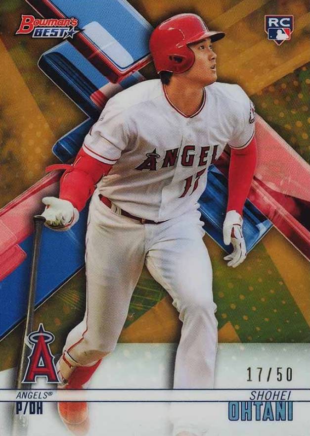 2018 Bowman's Best Shohei Ohtani #1 Baseball Card