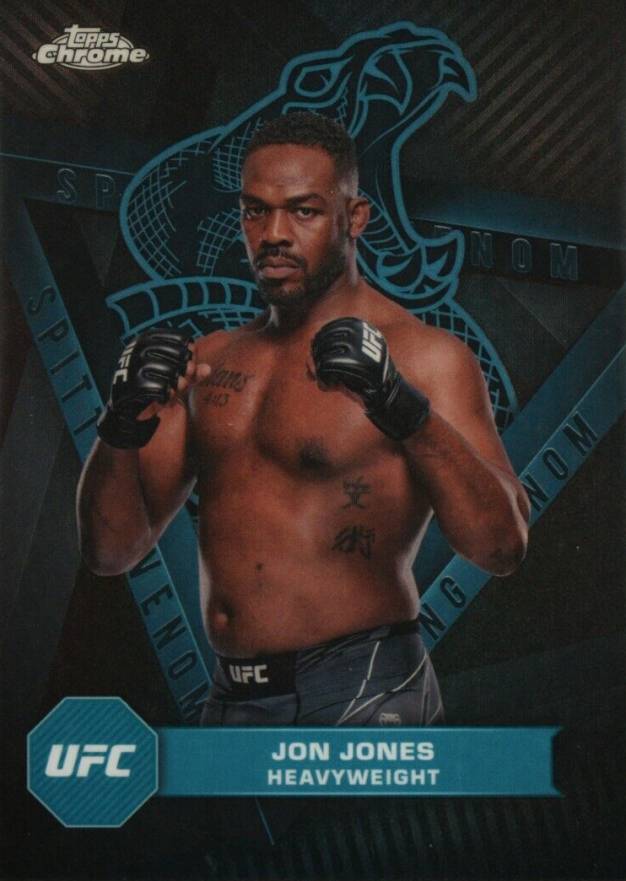 2024 Topps Chrome UFC Spitting Venom Jon Jones #SPV9 Other Sports Card