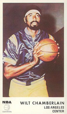 1972 Icee Bear Wilt Chamberlain # Basketball Card