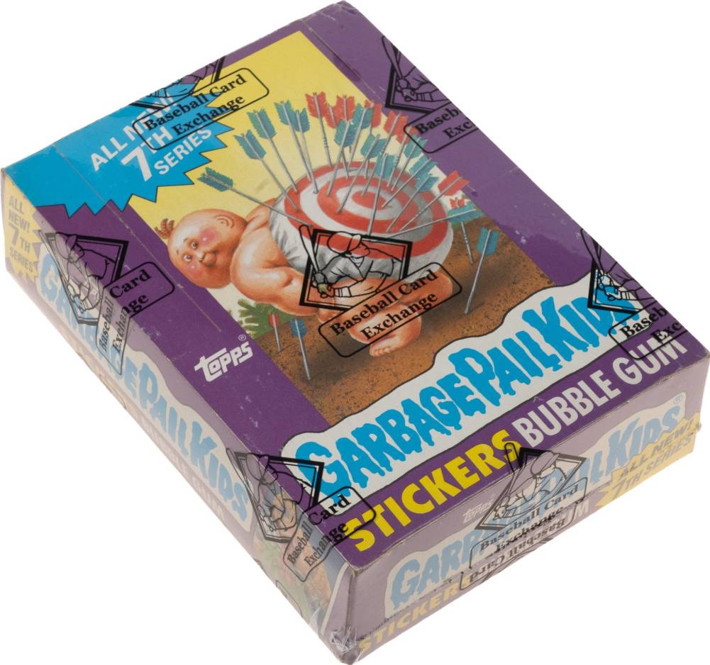 1987 Garbage Pail Kids Stickers Wax Pack Box #WPB-7 Non-Sports Card