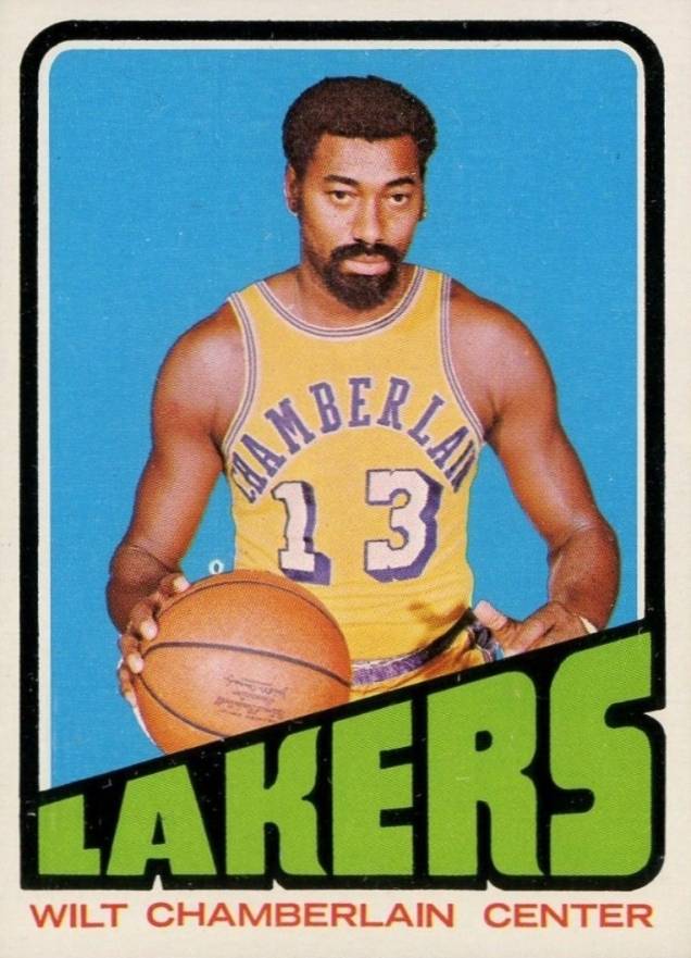 1972 Topps Wilt Chamberlain #1 Basketball Card