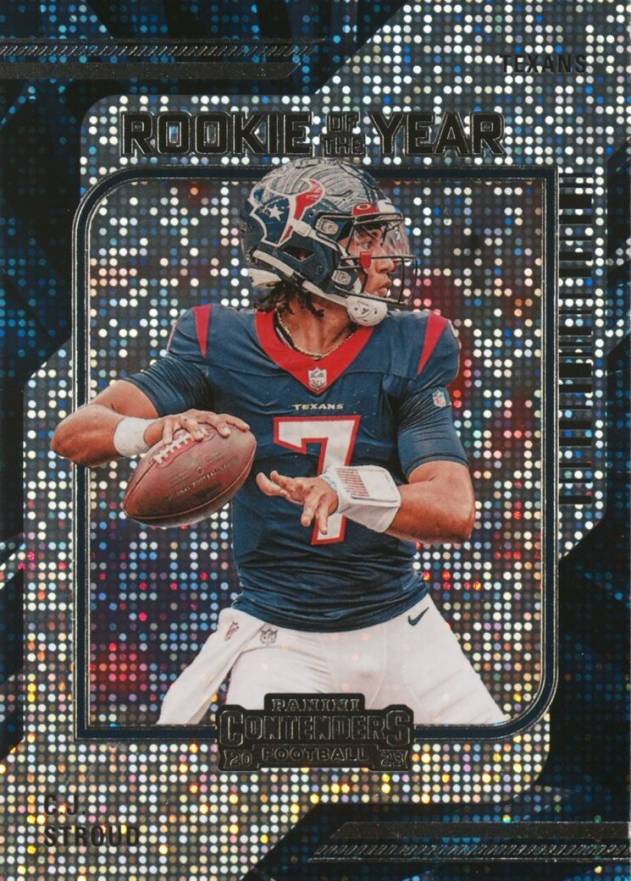 2023 Panini Contenders Rookie of the Year Contenders CJ Stroud #5 Football Card