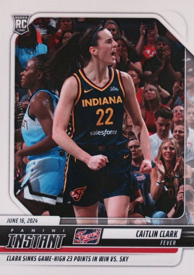 2024 Panini Instant WNBA Caitlin Clark #72 Basketball Card