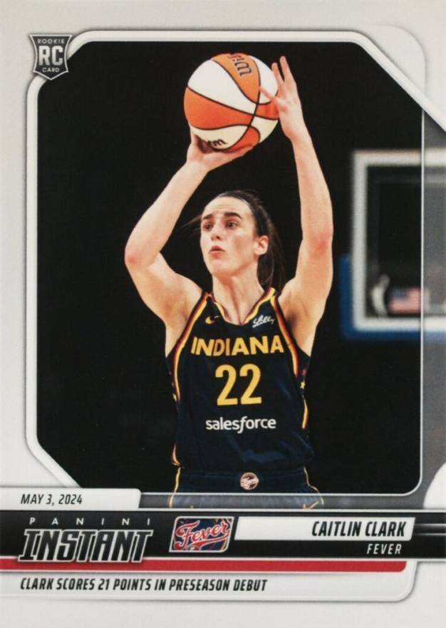 2024 Panini Instant WNBA Caitlin Clark #1 Basketball Card