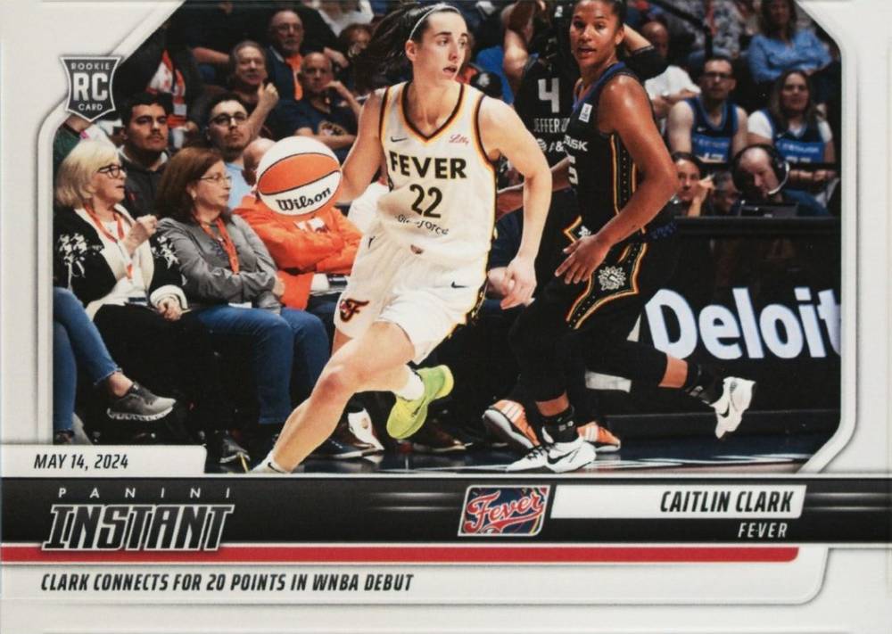 2024 Panini Instant WNBA Caitlin Clark #10 Basketball Card