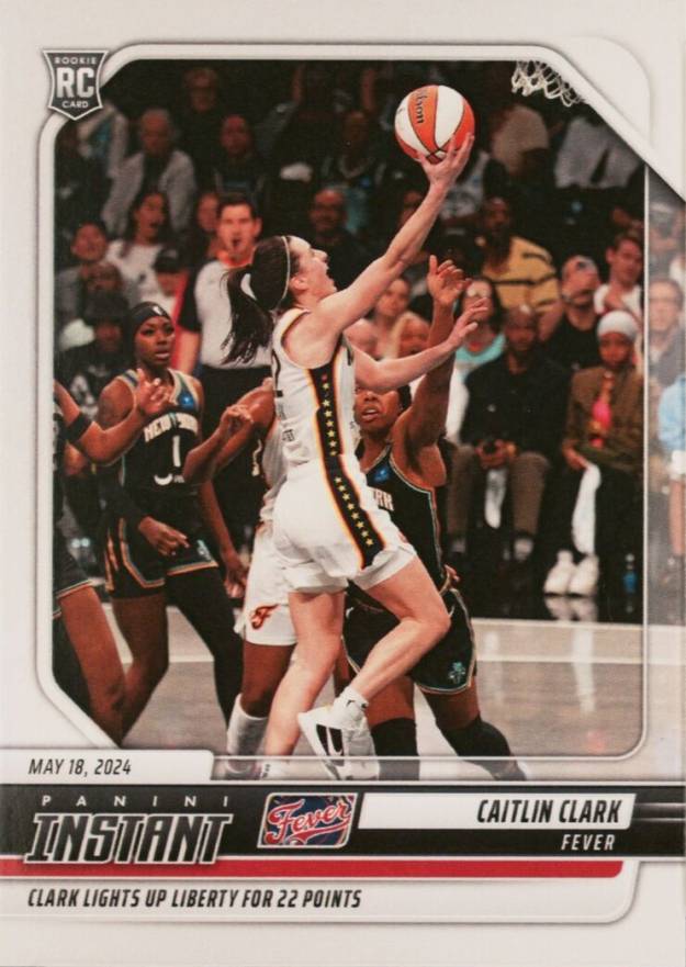 2024 Panini Instant WNBA Caitlin Clark #19 Basketball Card