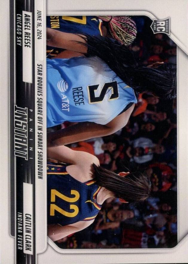 2024 Panini Instant WNBA Angel Reese/Caitlin Clark #73 Basketball Card