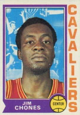 1974 Topps Jim Chones #6 Basketball Card