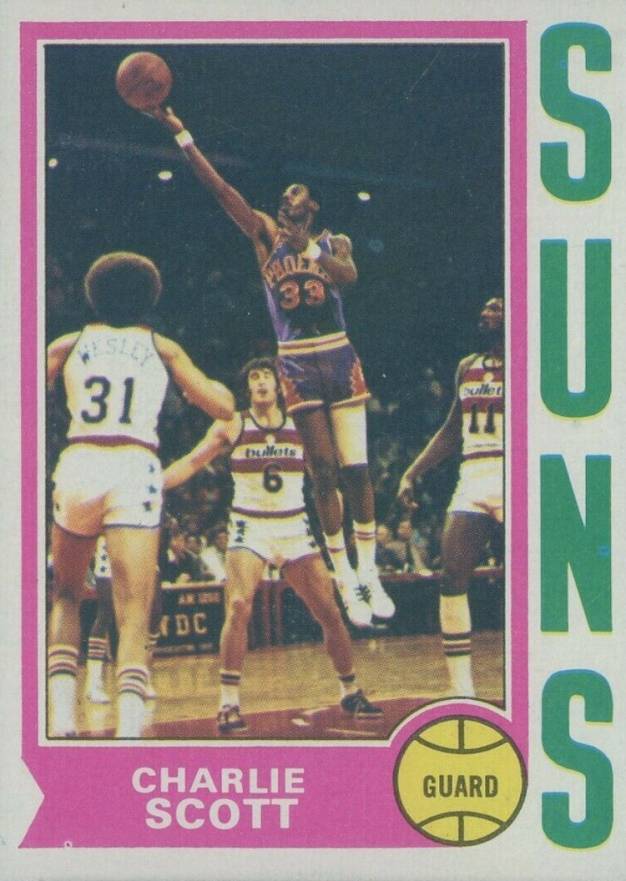 1974 Topps Charlie Scott #35 Basketball Card