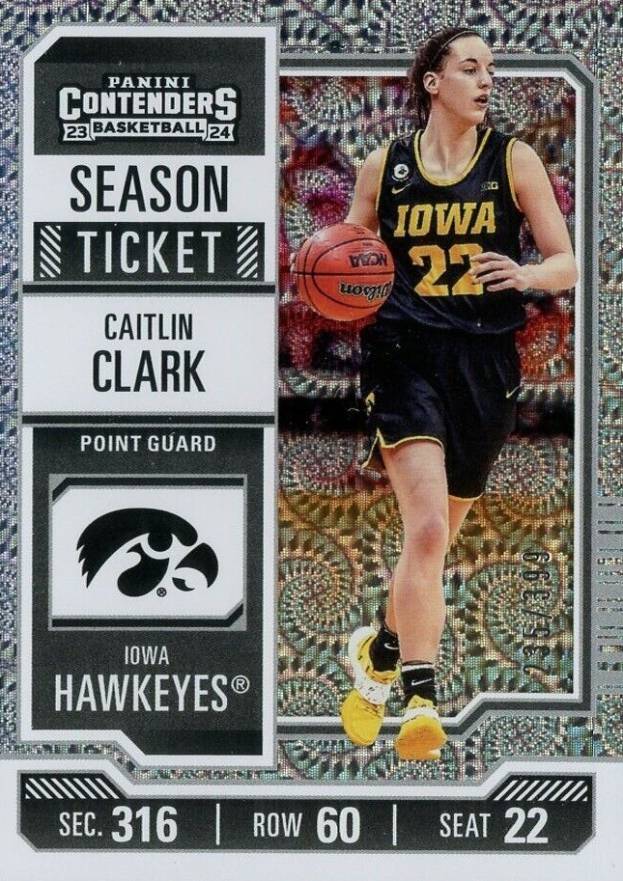 2024 Panini Caitlin Clark Collection College Contenders Caitlin Clark #CC1 Basketball Card