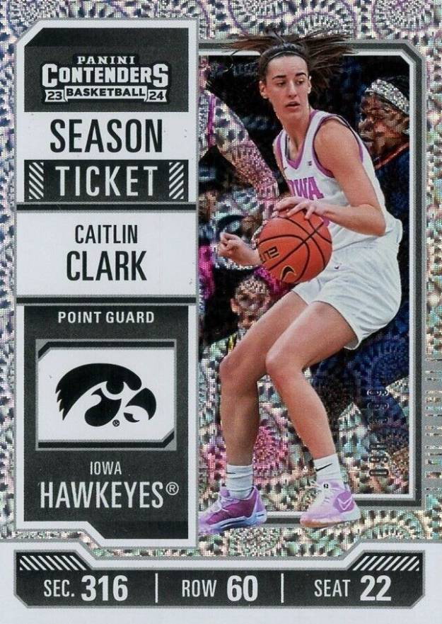 2024 Panini Caitlin Clark Collection College Contenders Caitlin Clark #CC4 Basketball Card