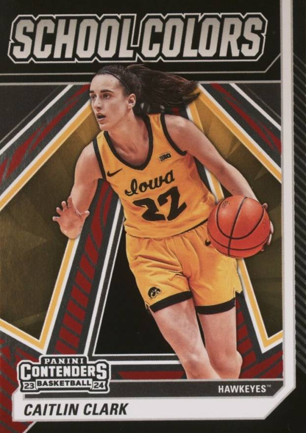 2024 Panini Caitlin Clark Collection School Colors Caitlin Clark #SC3 Basketball Card