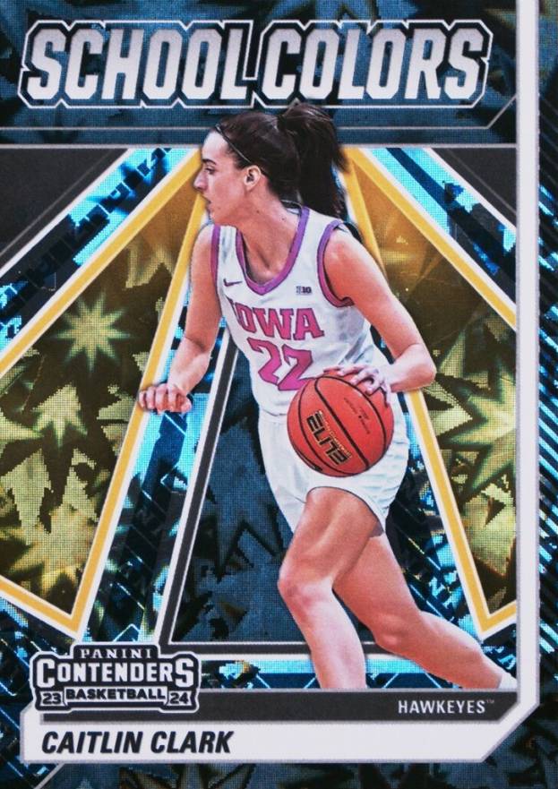 2024 Panini Caitlin Clark Collection School Colors Caitlin Clark #SC4 Basketball Card