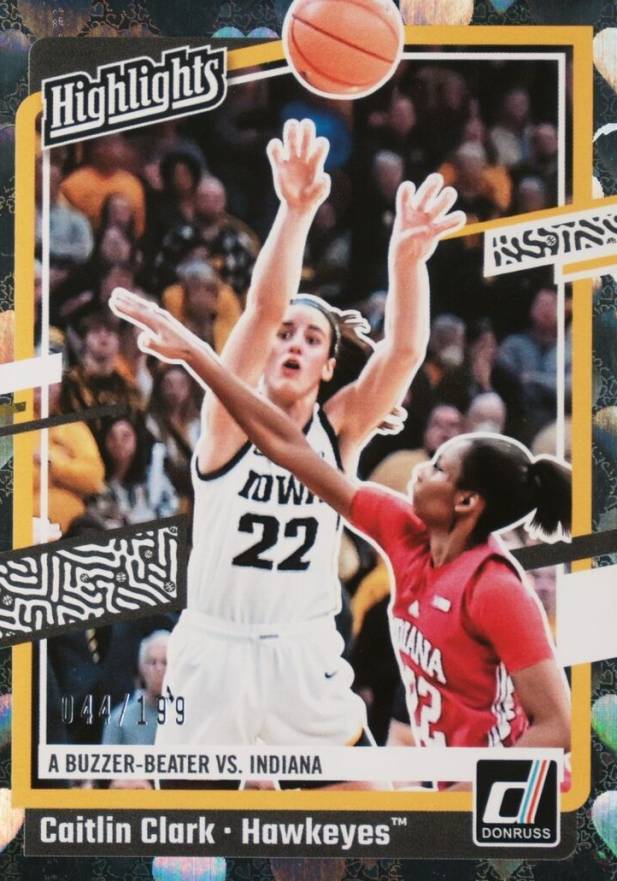 2024 Panini Caitlin Clark Collection Highlights Caitlin Clark #H6 Basketball Card