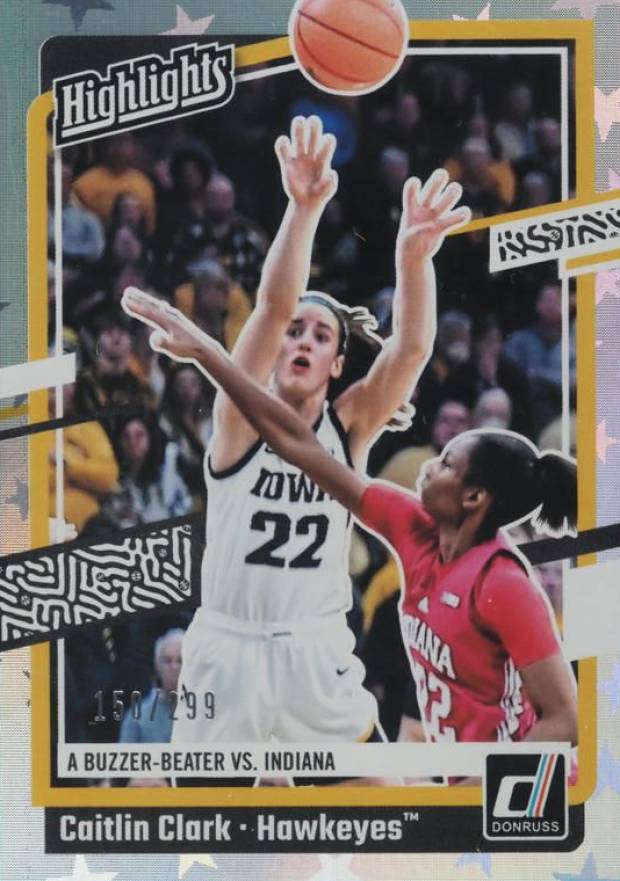 2024 Panini Caitlin Clark Collection Highlights Caitlin Clark #H6 Basketball Card