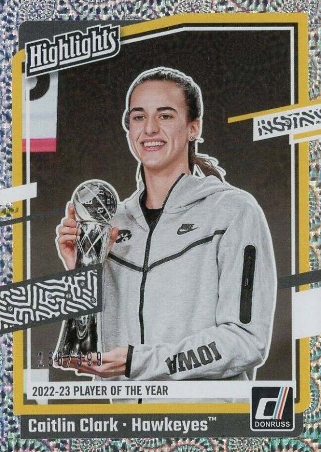 2024 Panini Caitlin Clark Collection Highlights Caitlin Clark #H13 Basketball Card