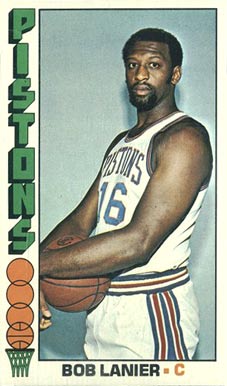 1976 Topps Bob Lanier #10 Basketball Card