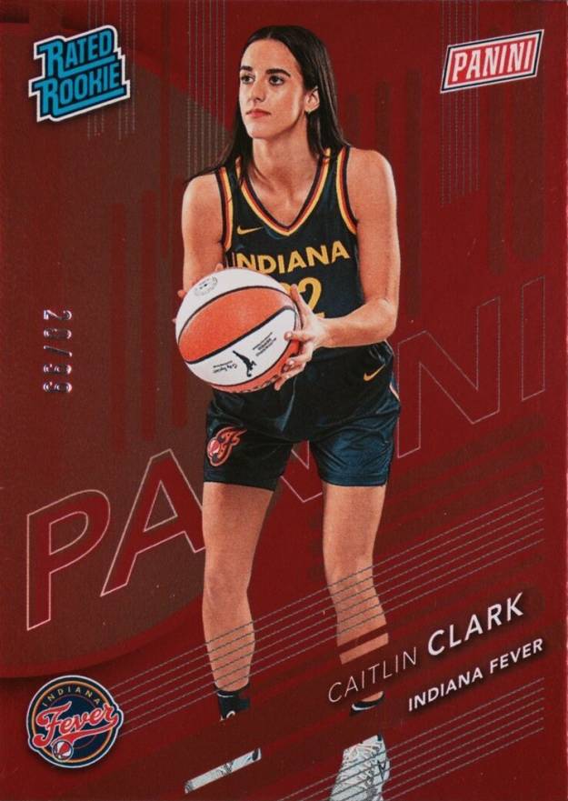 2024 Panini National Sports Collectors Convention Rated Rookie Caitlin Clark #RR1 Basketball Card