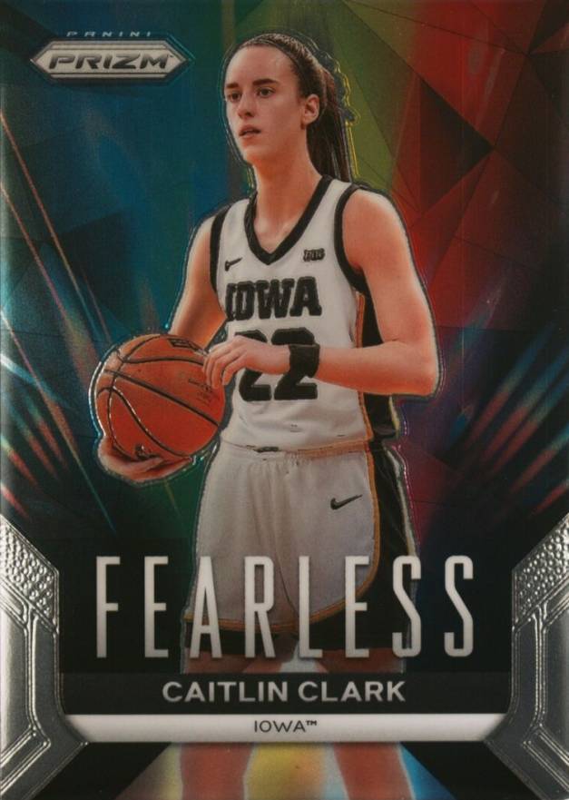 2024 Panini Caitlin Clark Collection Fearless Caitlin Clark #F1 Basketball Card