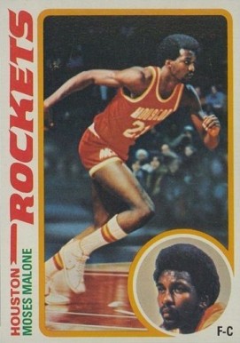 1978 Topps Moses Malone #38 Basketball Card