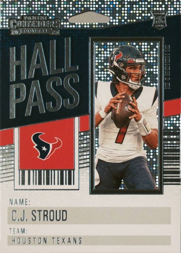 2023 Panini Contenders Hall Pass CJ Stroud #24 Football Card