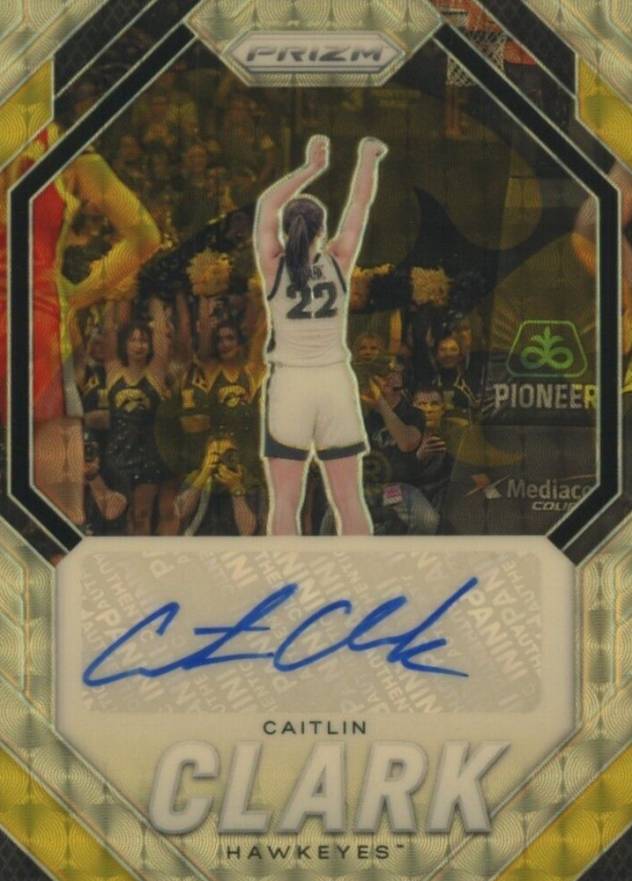 2024 Panini Caitlin Clark Collection Prizm Autographs Caitlin Clark #CC Basketball Card