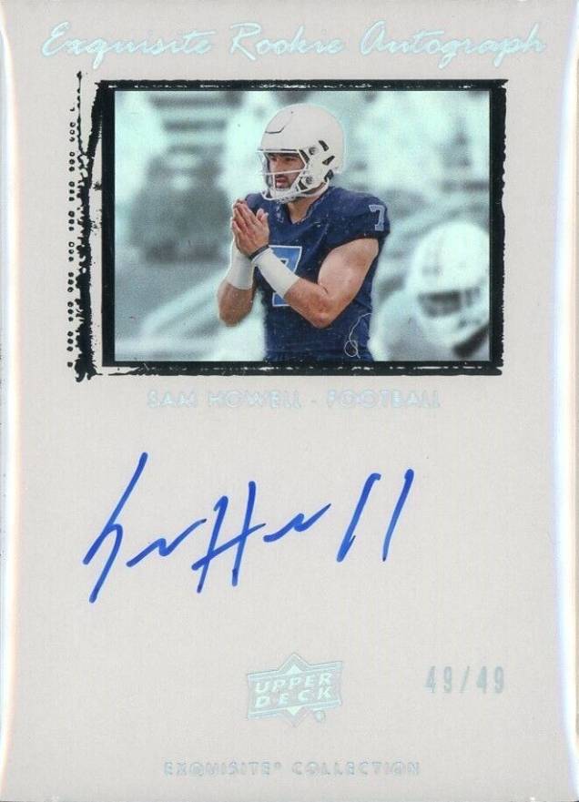 2022 Goodwin Champions Exquisite Collection 2009-10 Rookie Autograph Sam Howell #09TSH Football Card