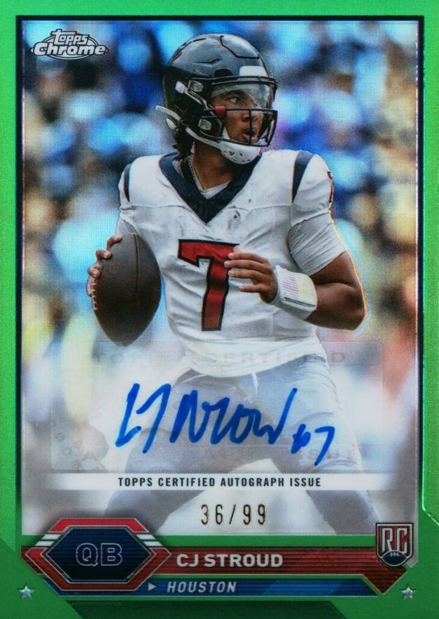 2023 Topps Composite Topps Chrome Autographs CJ Stroud #TCACS Football Card