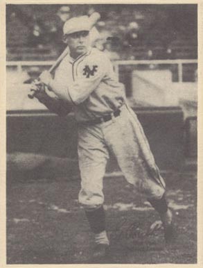 1929 Kashin Publications Ed Roush # Baseball Card