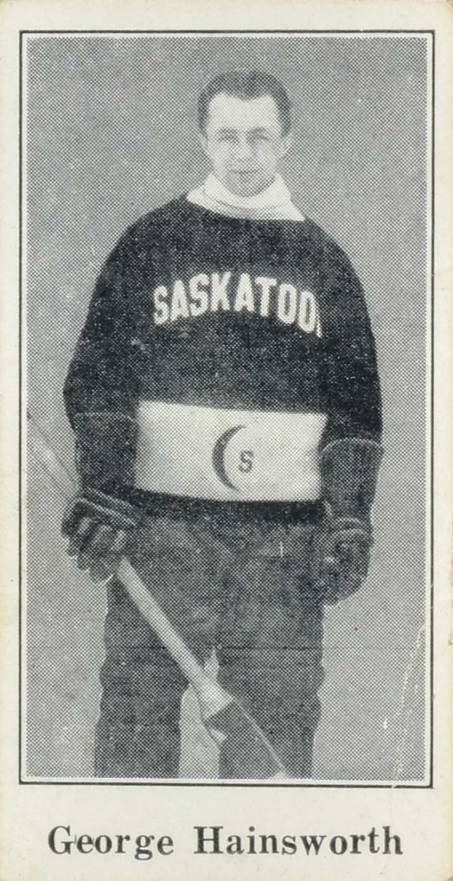 1923 Paulin's Candy George Hainsworth #39 Hockey Card